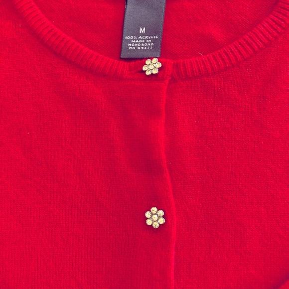 ❣️Holiday Red Cardigan❣️ - Picture 2 of 4